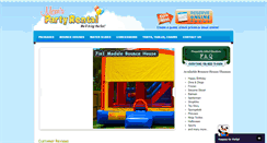 Desktop Screenshot of momspartyrental.com